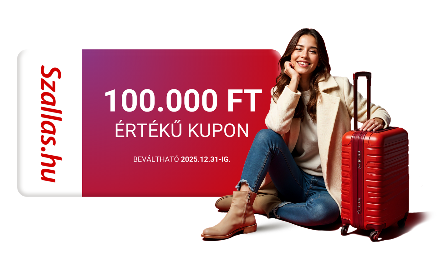 100.000 Ft értékű Szallas.hu kupon